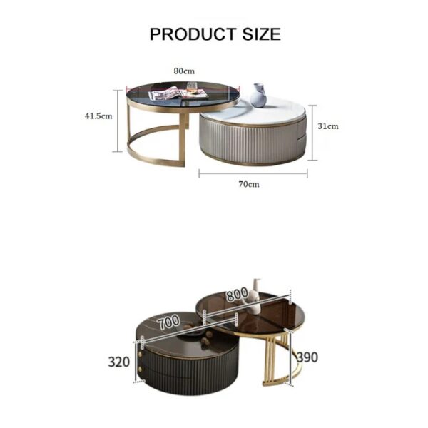 RC-Bbell nesting coffee table_ glass