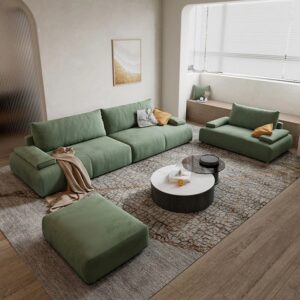 RC-wyatt Three Seater Sofa_ Flannelette
