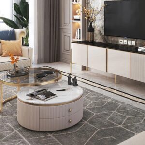 RC-Bbell nesting coffee table_ glass