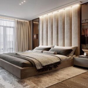 PW-agatha bed & headboard