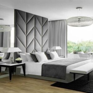 PW-basia bed & headboard