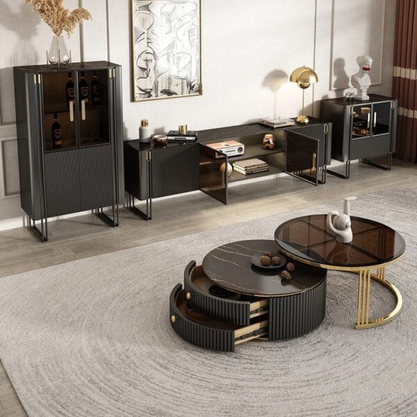RC-Bbell nesting coffee table_ glass